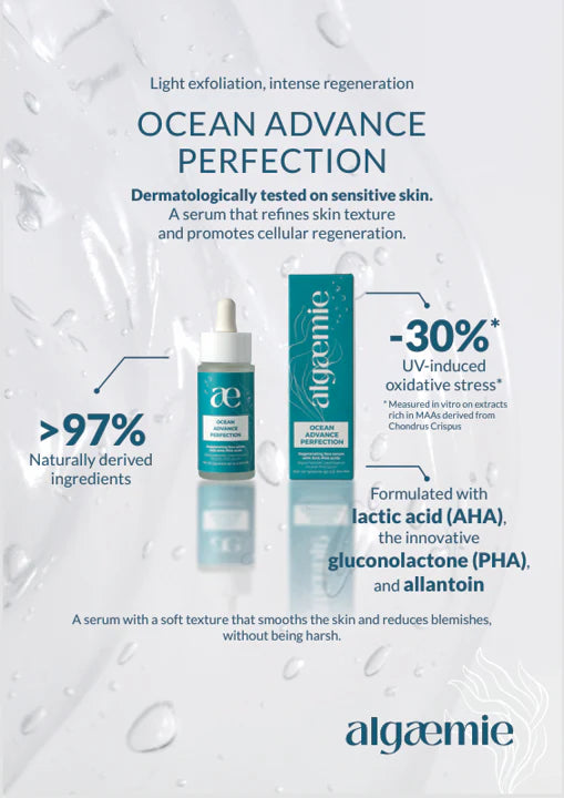 OCEAN ADVANCE PERFECTION: Siero Rigenerante per il Viso con Acidi AHA-PHA