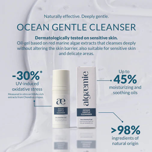 OCEAN GENTLE CLEANSER: Detergente Olio-Gel per il viso