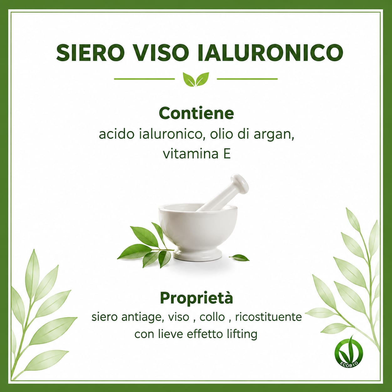Siero Viso Jaluronico SIERO VISO ACIDO JALURONICO 30 ML